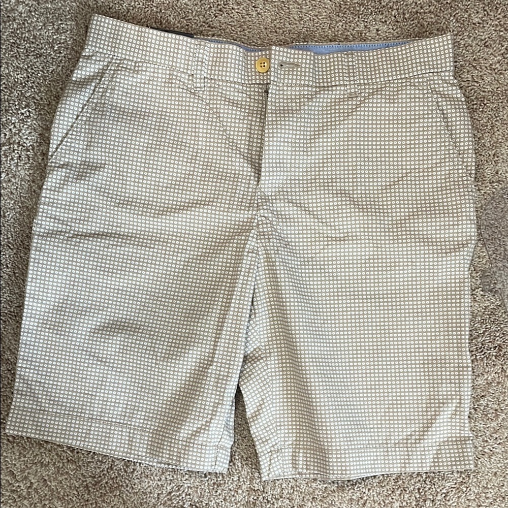Tommy Hilfiger Beige Checkered Men's Shorts